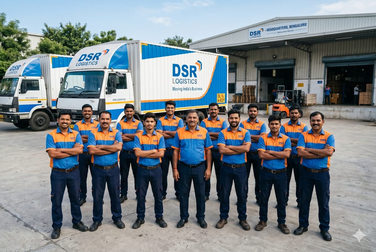 DSR Logistics professional team of packers and movers - 100+ trained staff